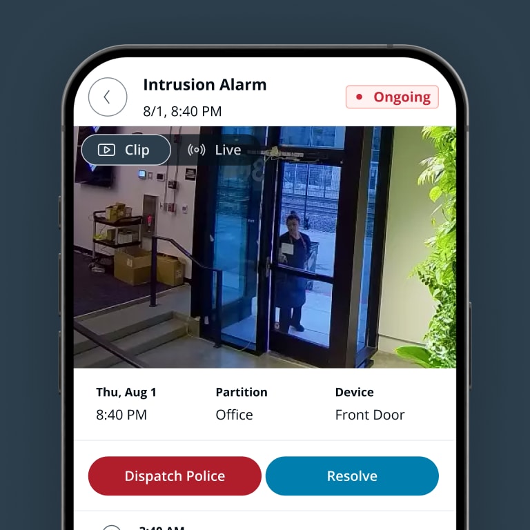 Verkada alarma con verificacion por video